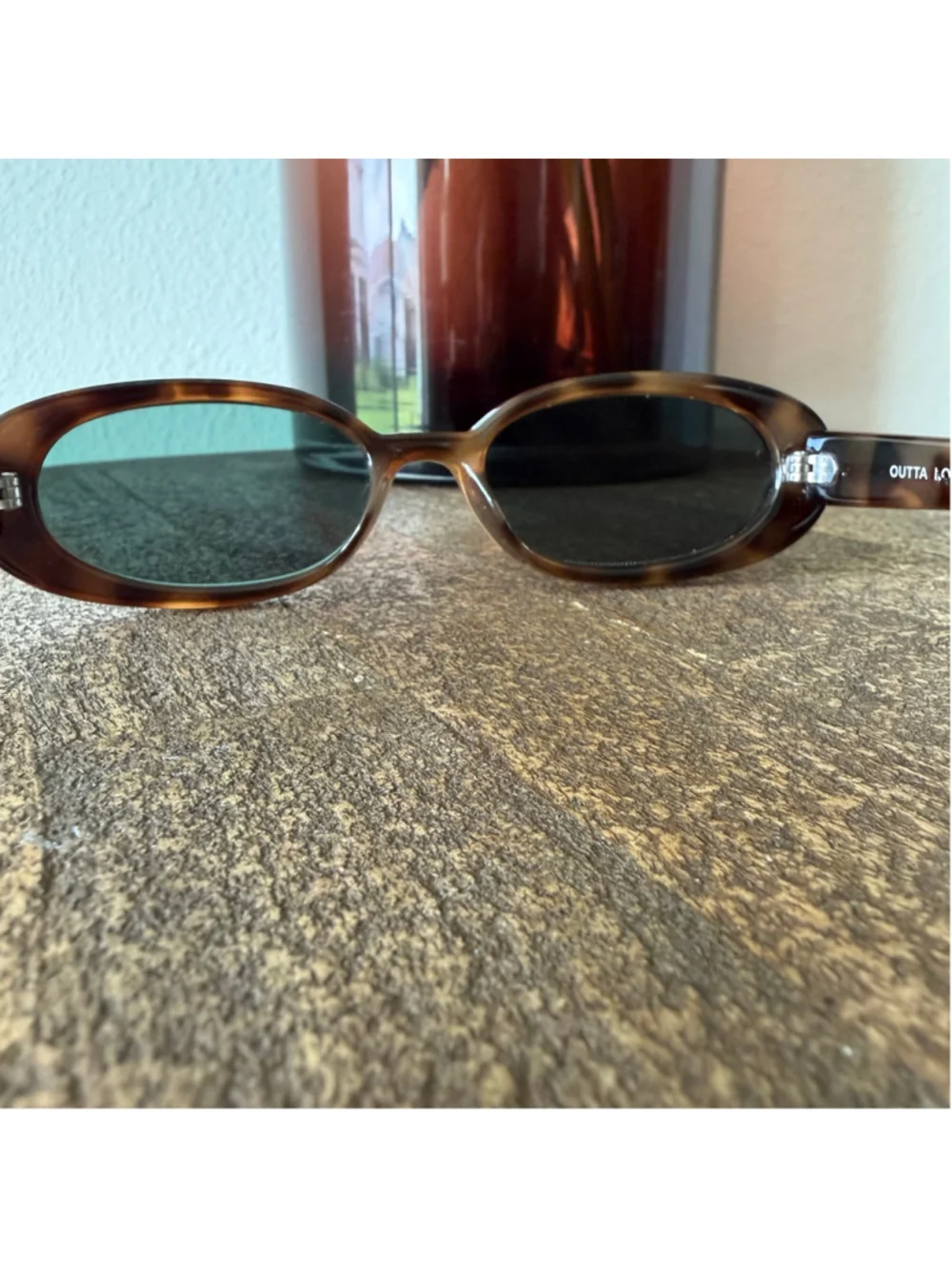 Le Specs Outta Love Tortoise Sunglasses
